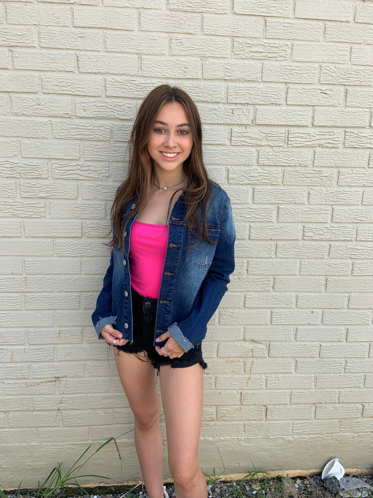 J. Jill J. Jill Contemporary Denim Jacket - Little Miss Muffin Children & Home