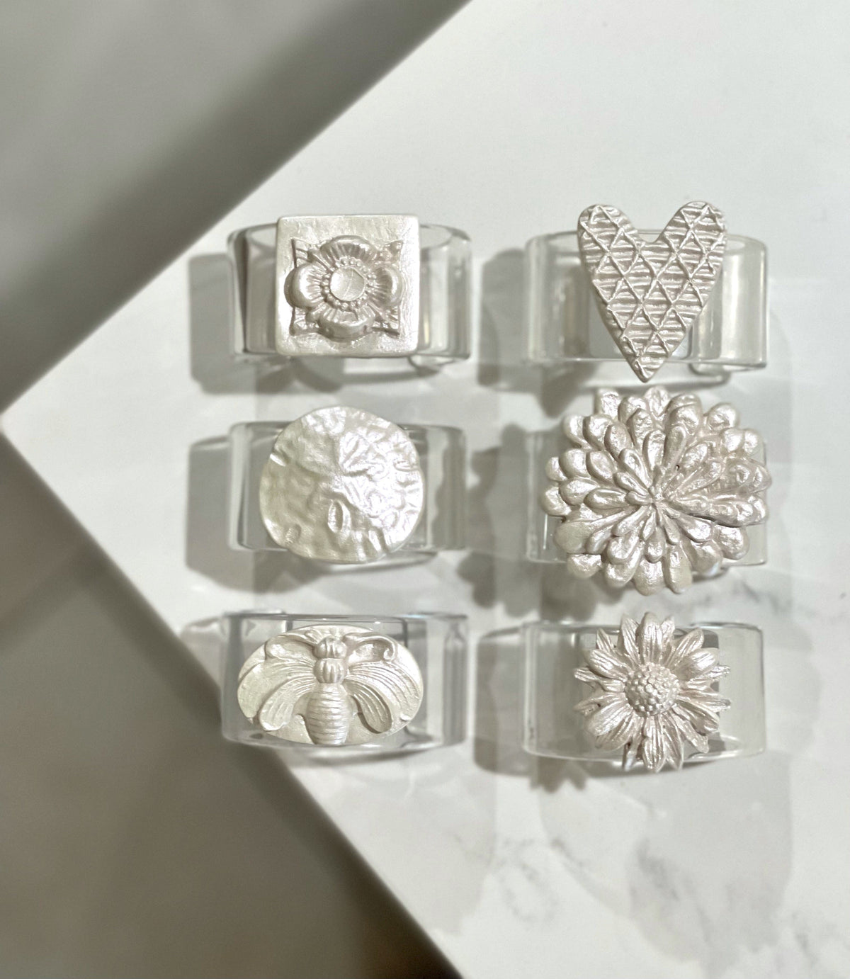 C_C - Carol Cassisa Carol Cassisa Lucite Arm Cuffs - Little Miss Muffin Children & Home