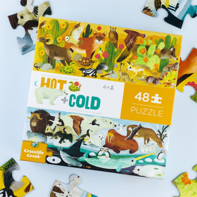 CRC - Crocodile Creek Crocodile Creek 48 Pc Opposites Hot & Cold - Little Miss Muffin Children & Home