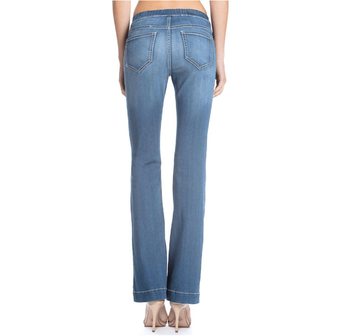 ms cello pull on flare jeans petite plus size