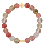 Charged Jewelry - Charged Cherry Quartz & Gold Elastic Bracelet - Little Miss Muffin Children & Home