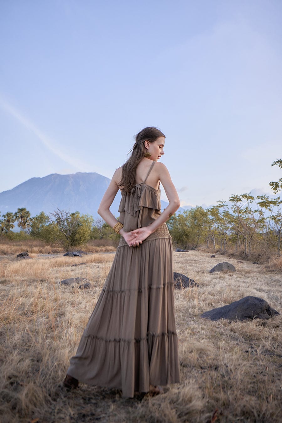 Tulle & Batiste Tulle & Baptiste Chloe Halter Maxi Dress - Little Miss Muffin Children & Home