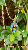 Saints for Sinners Saints for Sinners St. Catherine of Sienna Hand Painted Medallion - Little Miss Muffin Children & Home