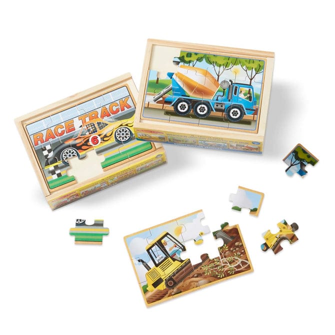 Melissa & Doug Melissa & Doug Construction Jigsaw Puzzles in a Box - Little Miss Muffin Children & Home