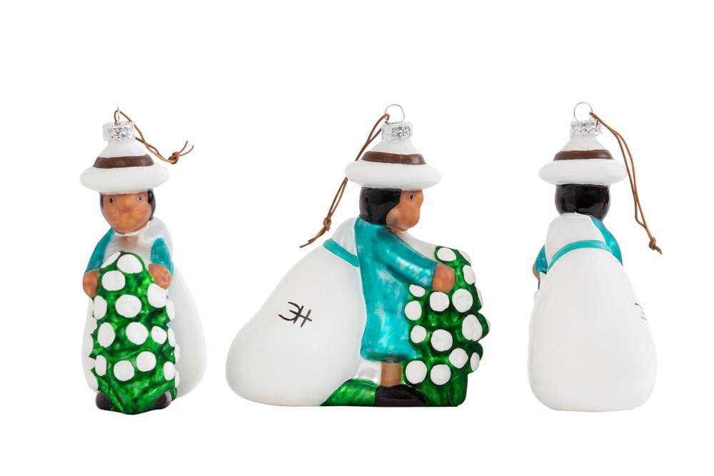 Clementine Hunter, Gitter Gallery - Clementine Hunter Cotton Picking Figurine Ornament - Little Miss Muffin Children & Home