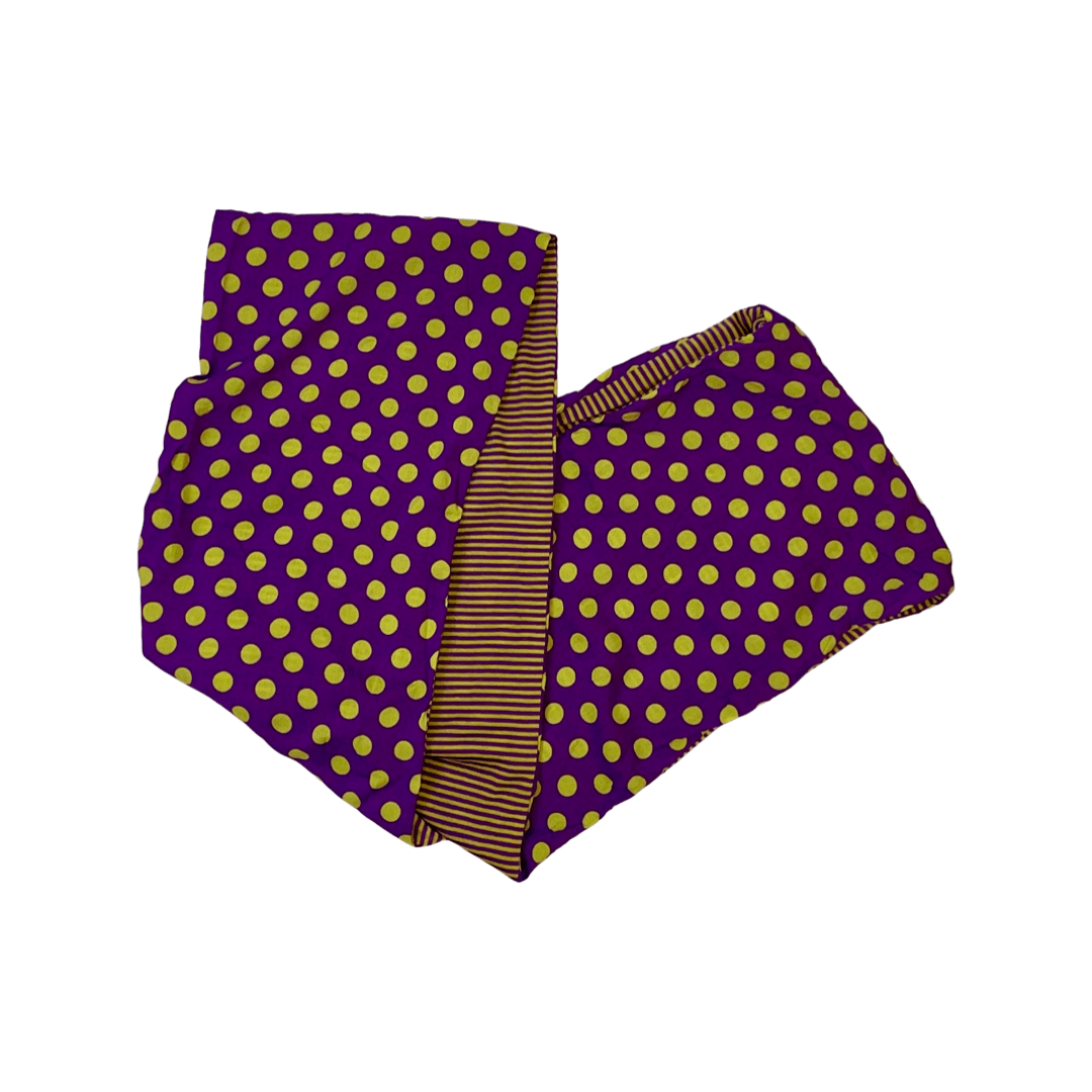 Tickled Pink Purple & Gold Reversible Infinity Scarf - Little Miss Muffin Children & Home