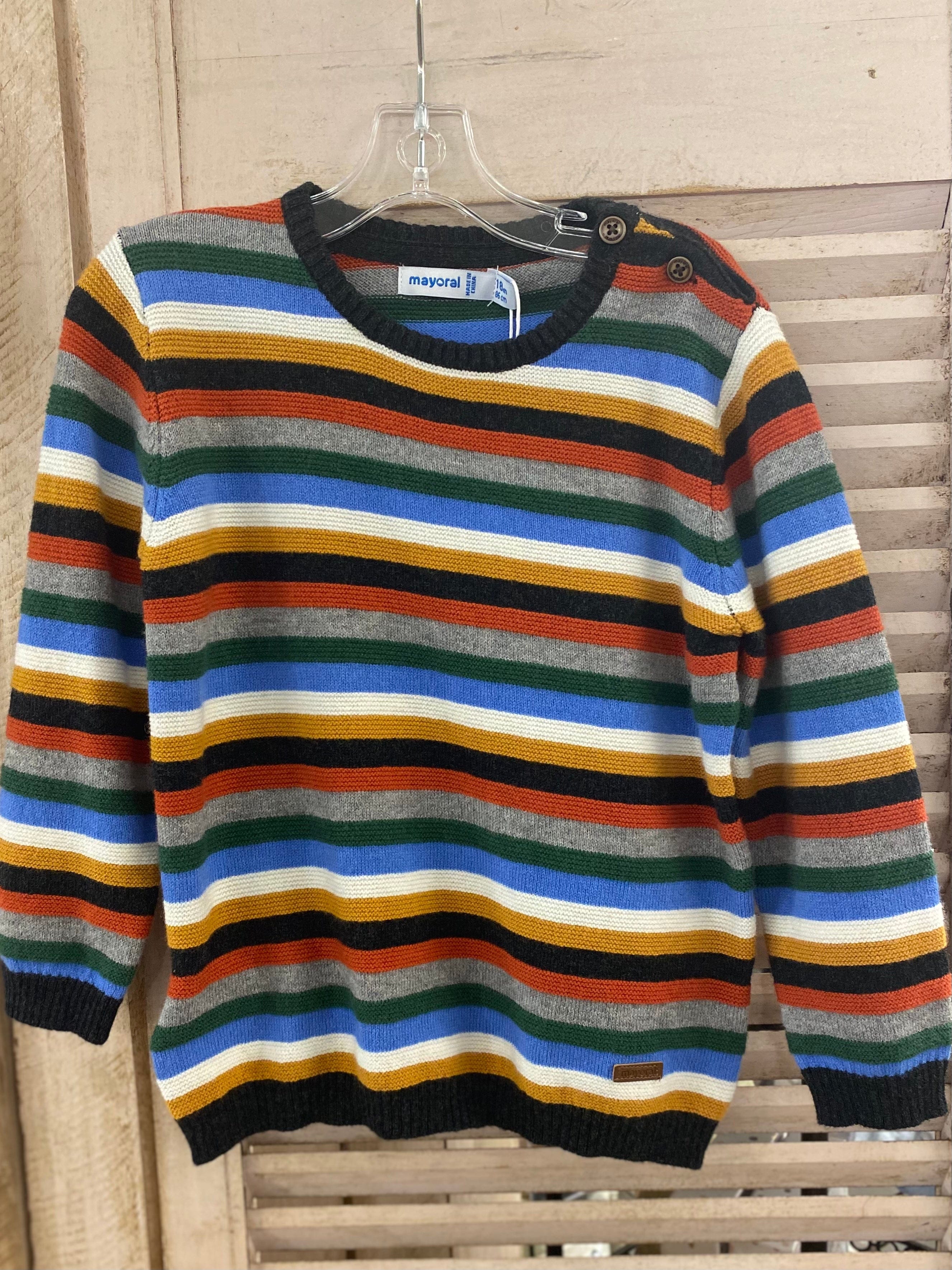 MAYORAL USA INC Mayoral Striped Sweater - Little Miss Muffin Children & Home