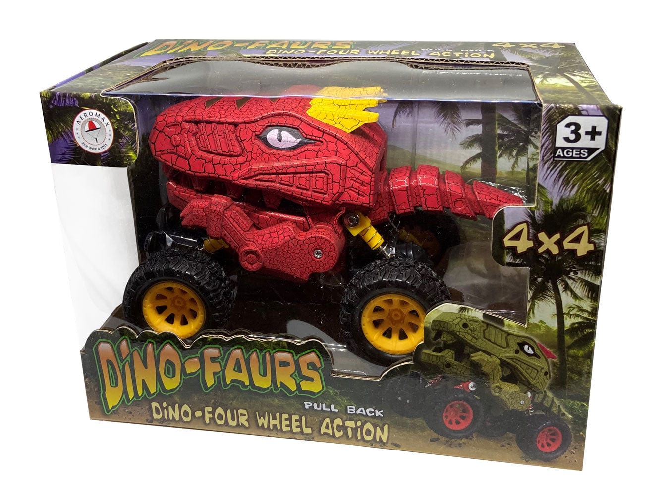 Aeromax Aeromax PBDB-B Dino Faur 4 Wheel Dino Truck - Little Miss Muffin Children & Home