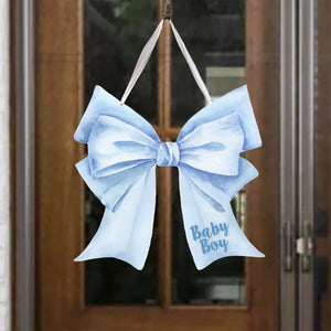 Lisa Devlin Designs Lisa Devlin Designs Baby Ribbons Door Hangers - Little Miss Muffin Children & Home