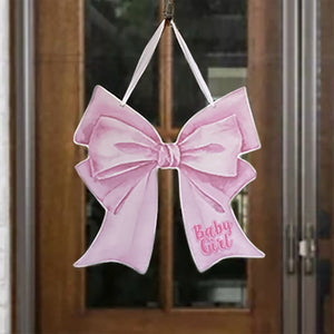 Lisa Devlin Designs Lisa Devlin Designs Baby Ribbons Door Hangers - Little Miss Muffin Children & Home