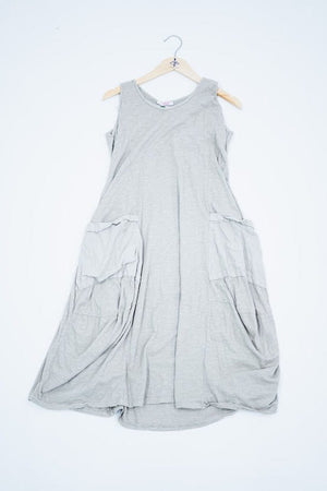 Oro Bonito Oro Bonito Sleeveless Linen Pocket Dress - Little Miss Muffin Children & Home