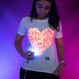 Illuminated Apparel Illuminated Apparel Interactive Heart Glow T-Shirt - Little Miss Muffin Children & Home