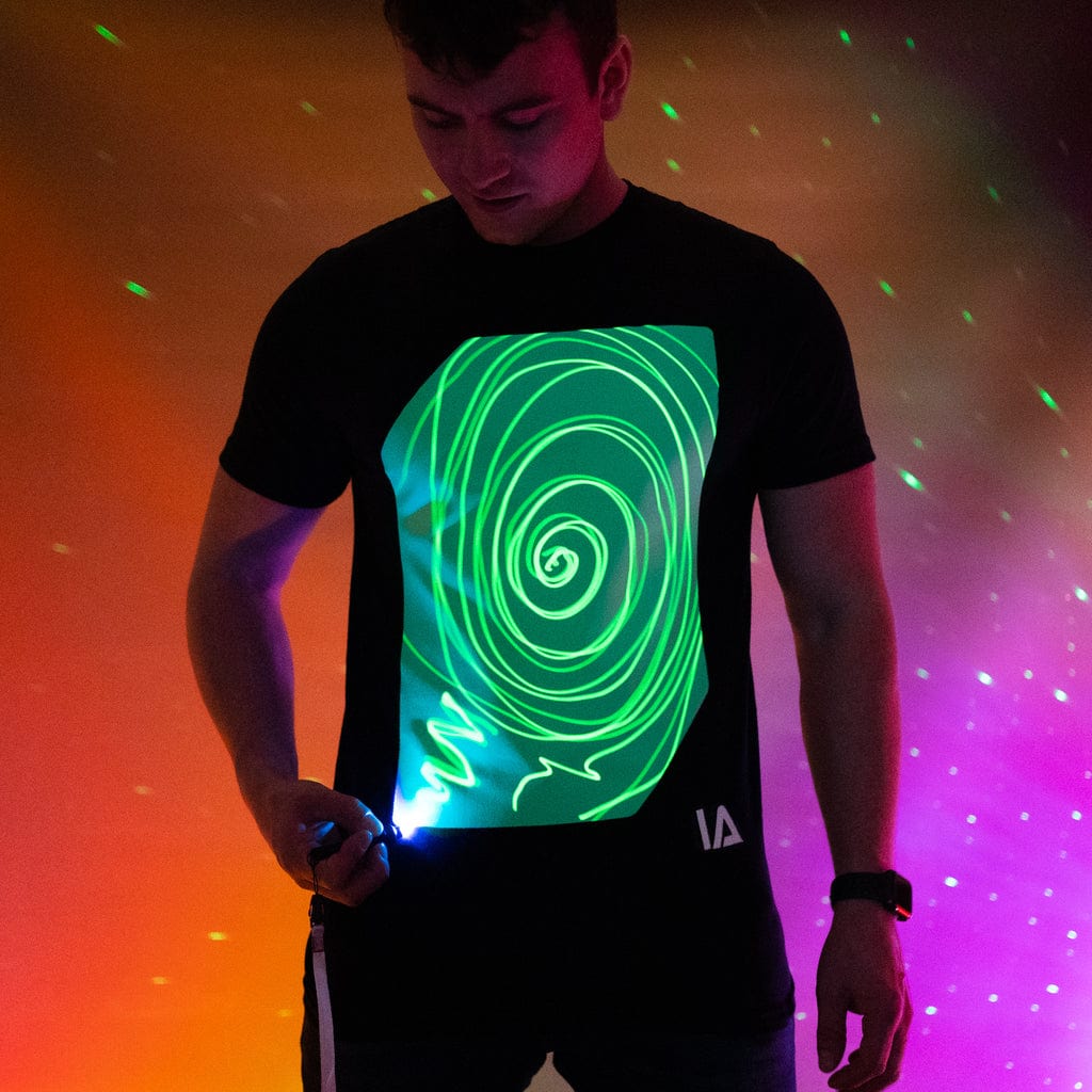 Illuminated Apparel Illuminated Apparel Adults Interactive Glow In The Dark T-Shirt - Little Miss Muffin Children & Home