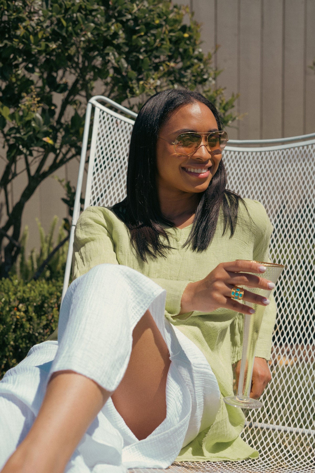 Oro Bonito Oro Bonito Linen Mesh Tunic - Little Miss Muffin Children & Home