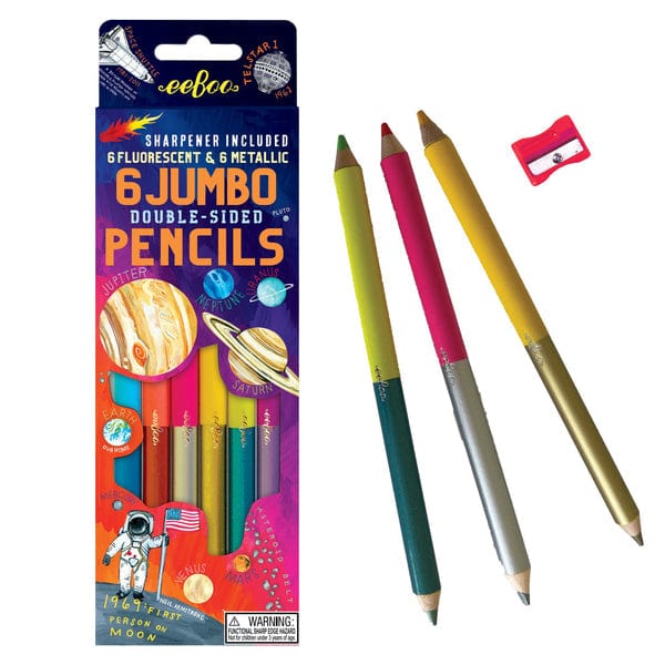 eeBoo eeBoo Solar System Jumbo Pencils - Little Miss Muffin Children & Home