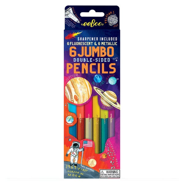 eeBoo eeBoo Solar System Jumbo Pencils - Little Miss Muffin Children & Home