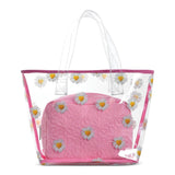 Iscream Iscream Daisy Gingham Clear 2-Piece Tote Bag - Little Miss Muffin Children & Home