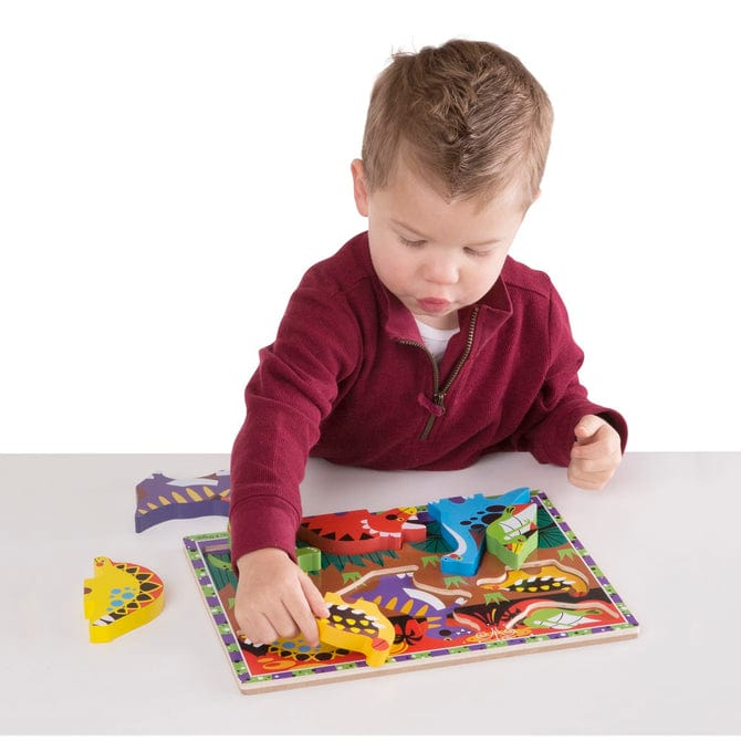 Melissa & Doug Melissa & Doug Dinosaur Chunky Puzzle - Little Miss Muffin Children & Home
