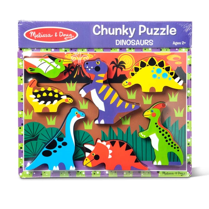 Melissa & Doug Melissa & Doug Dinosaur Chunky Puzzle - Little Miss Muffin Children & Home