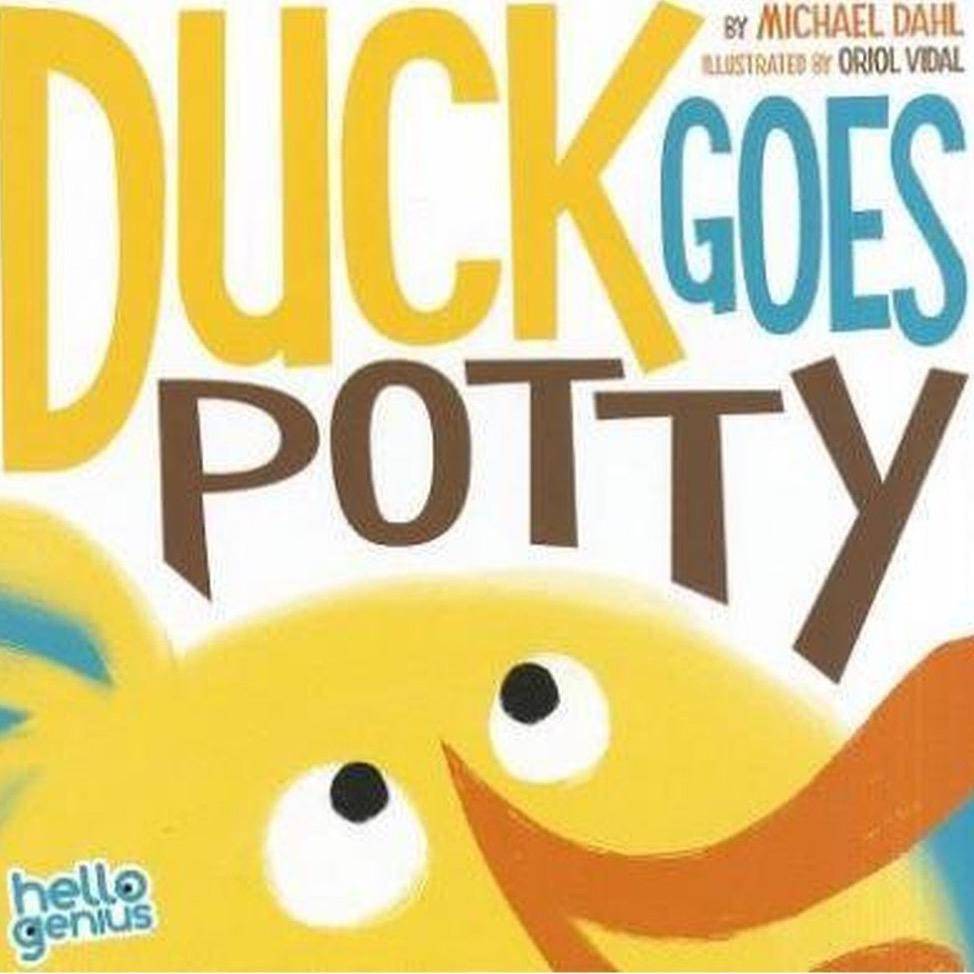 Fitzroy-Couglan - Hello Genius Duck Goes Potty board book - Little Miss Muffin Children & Home