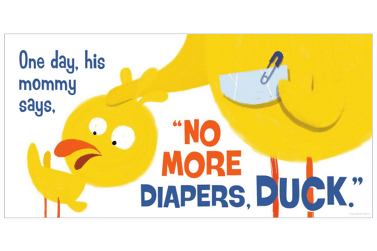 Fitzroy-Couglan - Hello Genius Duck Goes Potty board book - Little Miss Muffin Children & Home