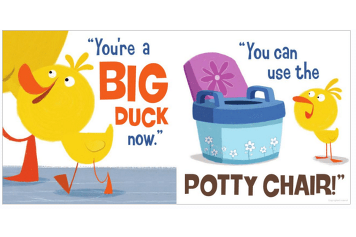 Fitzroy-Couglan - Hello Genius Duck Goes Potty board book - Little Miss Muffin Children & Home