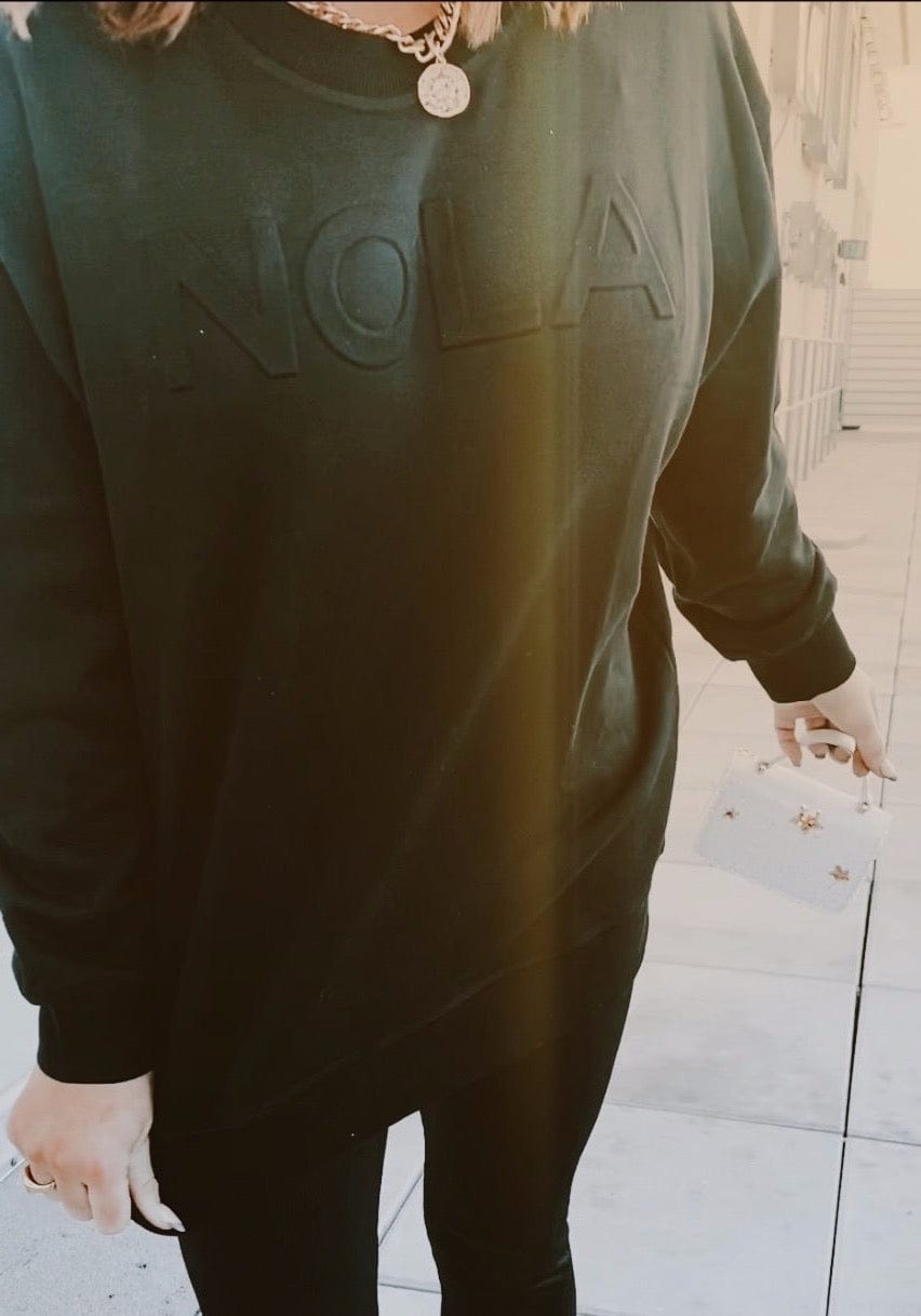 Whereable Art Whereable Art Raising Awareness Sculpted NOLA Sweatshirt - Little Miss Muffin Children & Home