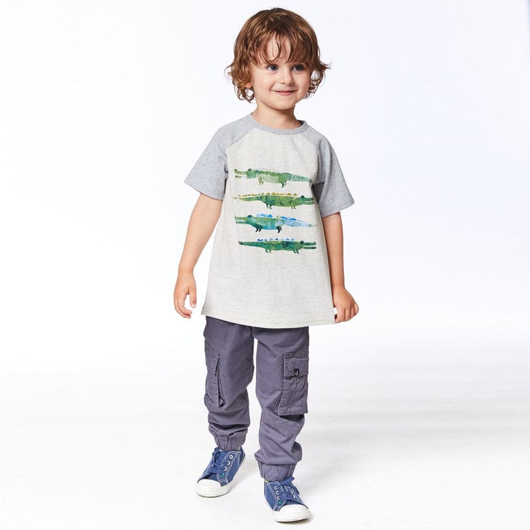 DEUX PAR DEUX Deux Par Deux Jersey Raglan Sleeve Tee - Little Miss Muffin Children & Home