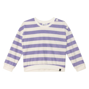 DEUX PAR DEUX Deux Par Deux Long Sleeve Striped Top - Little Miss Muffin Children & Home