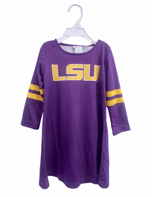 VIVE LA FETE, INC. Vive La Fete LSU Long Sleeve A Line Dress - Little Miss Muffin Children & Home