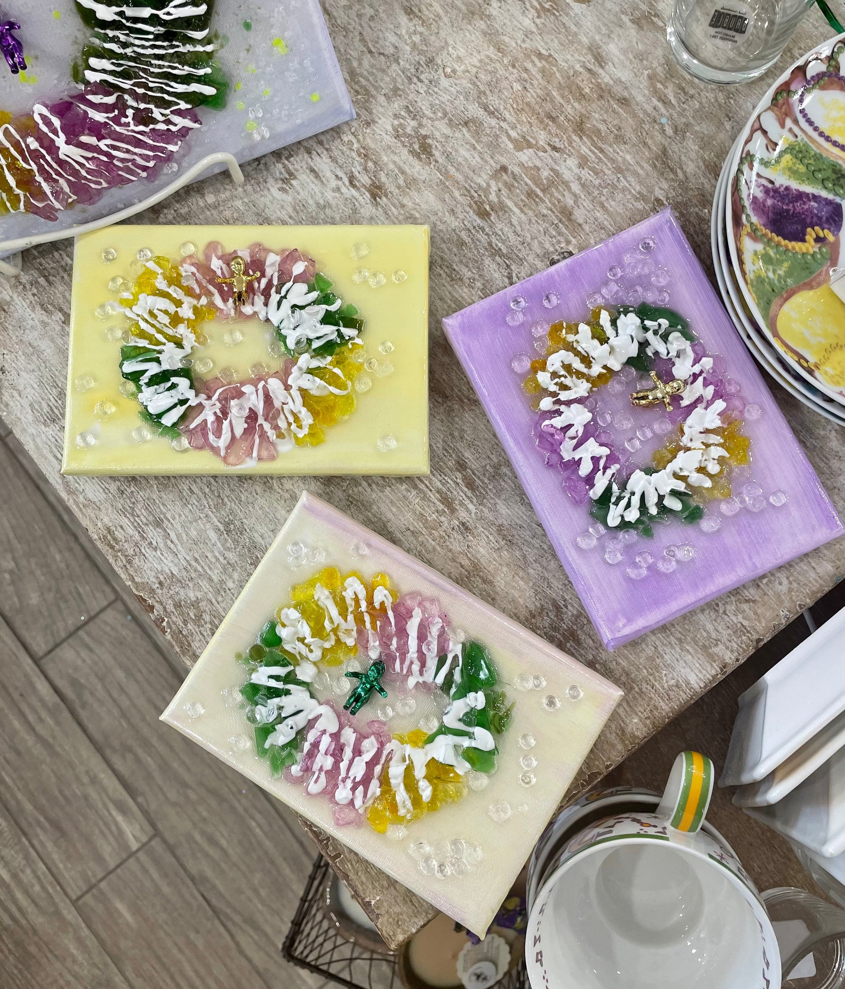 The Shard Shop The Shard Shop King Cake Hanging Art Pieces - Little Miss Muffin Children & Home