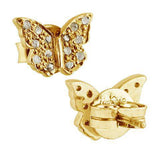 Benazir Collection - Benazir Collection Diamond Butterfly Earrings - Little Miss Muffin Children & Home