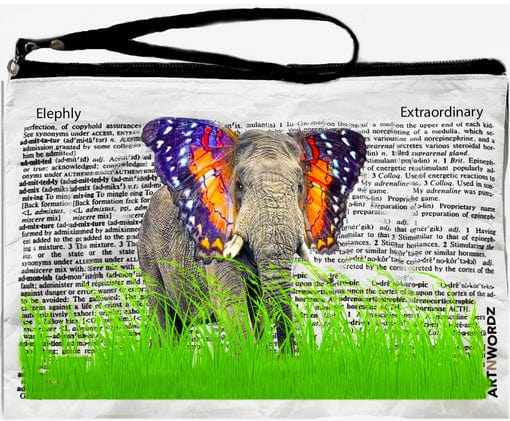 Artnwordz Artnwordz Elephfly Pouch - Little Miss Muffin Children & Home