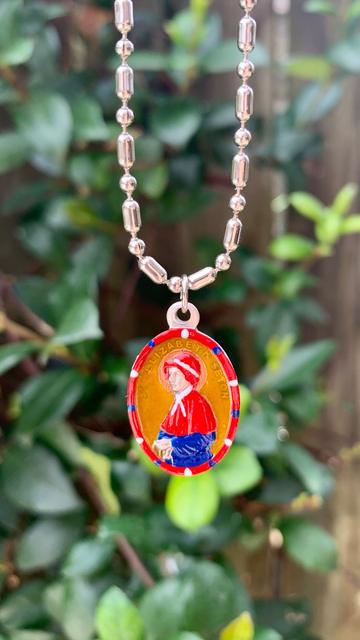 Saints for Sinners Saints for Sinners St. Elizabeth Seton Hand Painted Medallion - Little Miss Muffin Children & Home