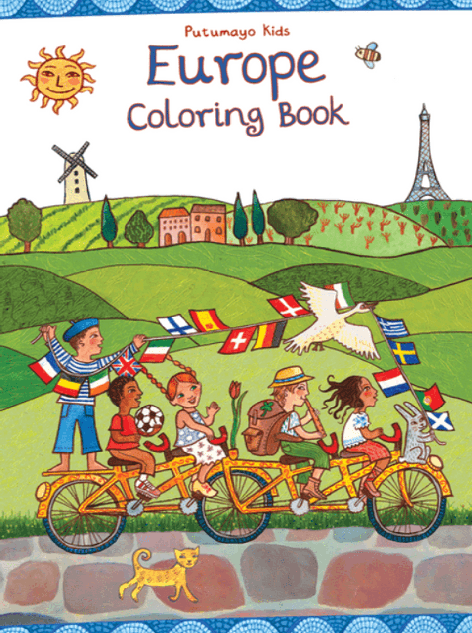 Putumayo World Music Putumayo World Music Europe Coloring Book - Little Miss Muffin Children & Home