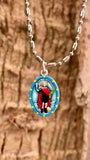 Saints For Sinners Saints For Sinners Saint Expedite Hand Painted Medal - Little Miss Muffin Children & Home