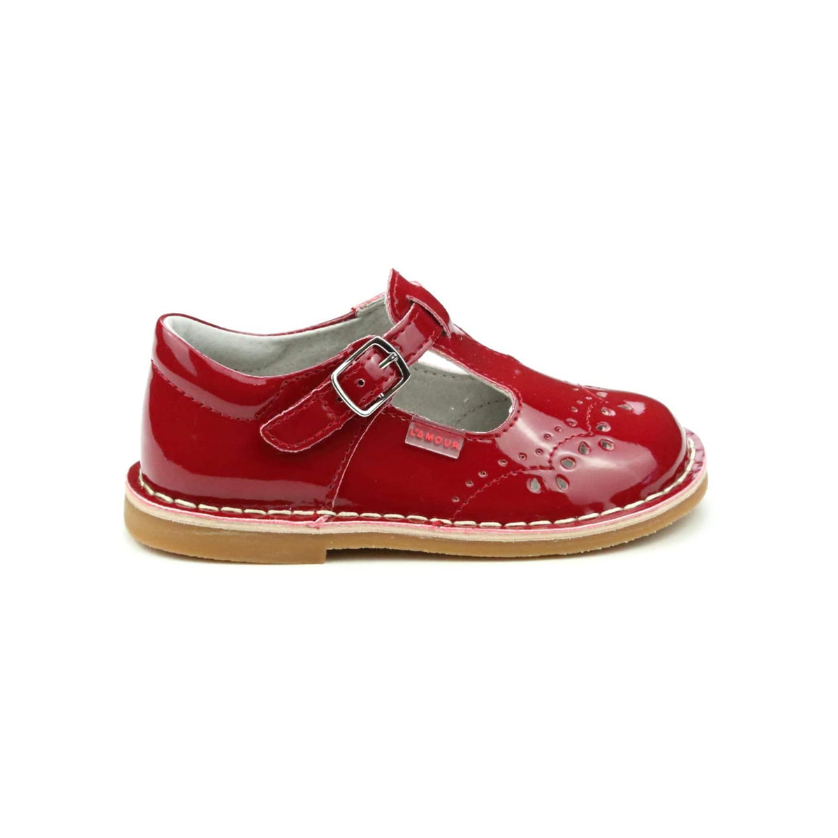 L'Amour Ruthie Stiched Mary Jane Patent