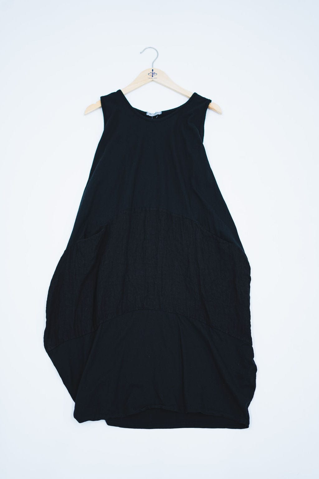 Oro Bonito Oro Bonito Sleeveless Linen Pocket Dress - Little Miss Muffin Children & Home