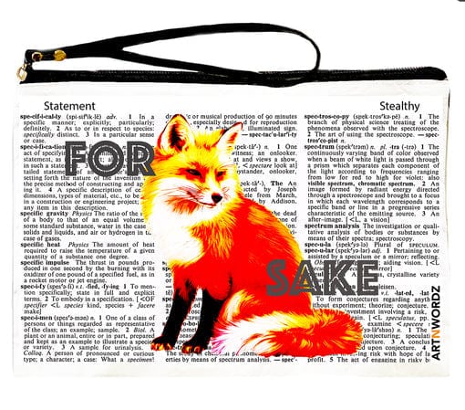 Artnwordz Artnwordz For Fox Sake Pouch - Little Miss Muffin Children & Home