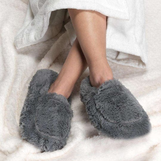 ITX - Intelex Usa / Warmies Warmies Gray Slippers - Little Miss Muffin Children & Home