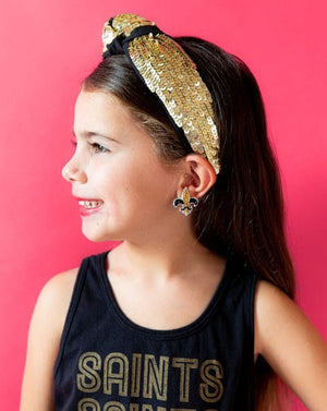 GDL - Golden Lily Golden Lily Fleur de Lis Stud Earrings - Little Miss Muffin Children & Home