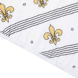 Little Hometown - Little Hometown Saints Fleur de Lis 2-in-1 Burp Cloth and Bib - Little Miss Muffin Children & Home