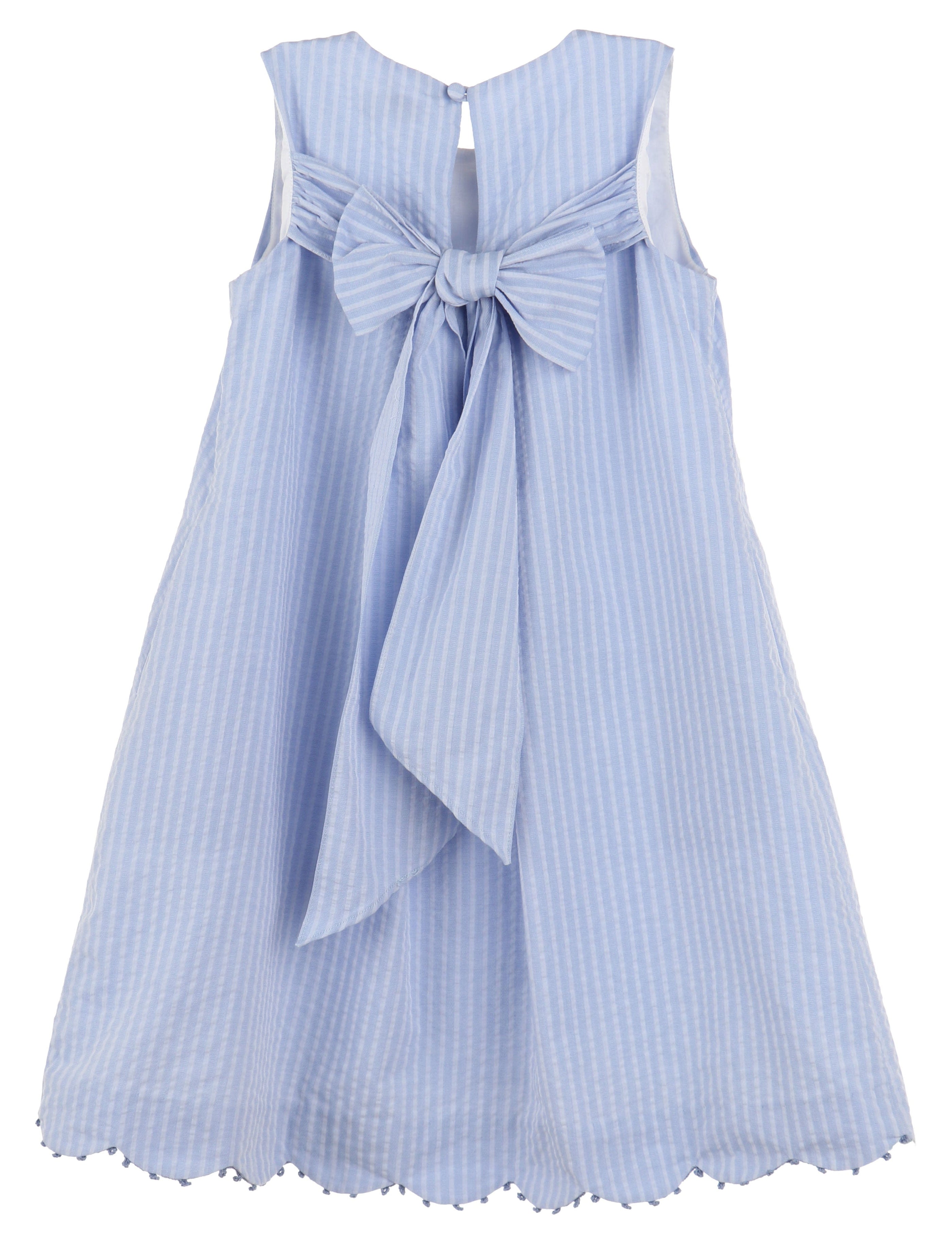 Casero Casero Scalloped Swing Dress - Little Miss Muffin Children & Home