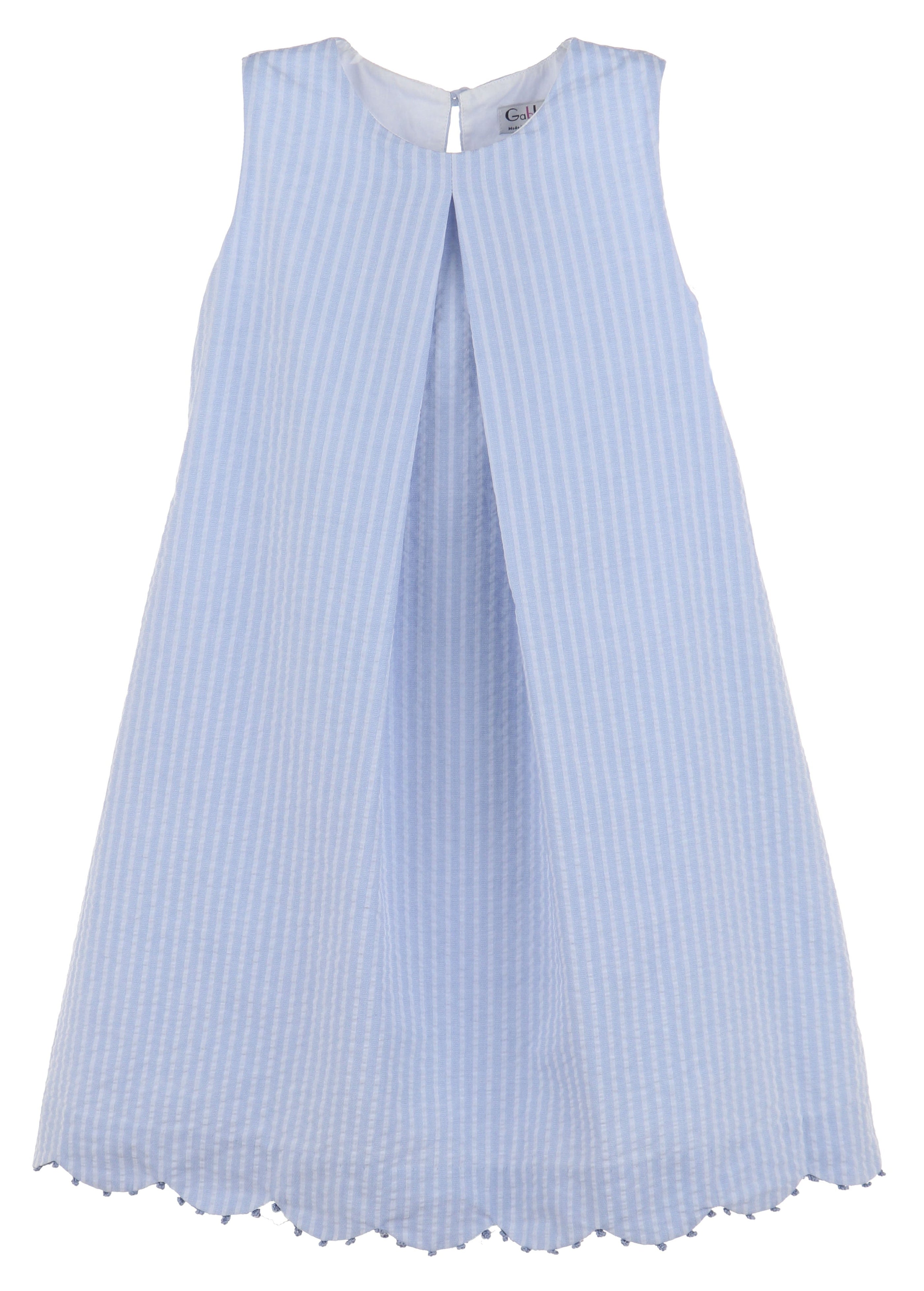 Casero Casero Scalloped Swing Dress - Little Miss Muffin Children & Home