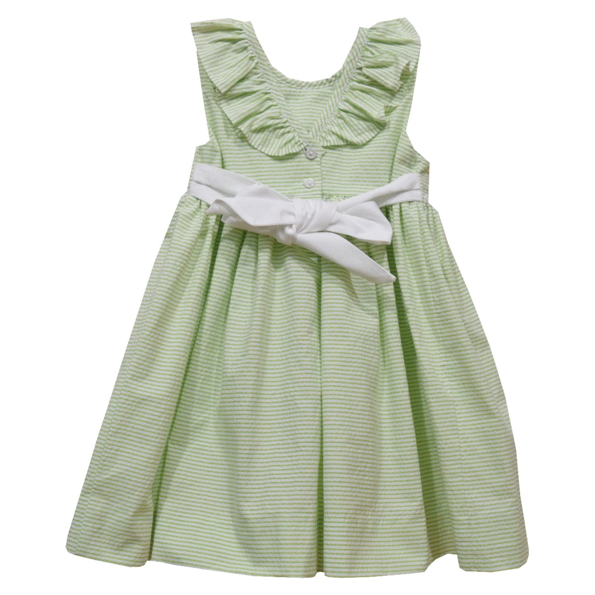 Vive La Fete Vive La Fete Stripe Seersucker  Dress - Little Miss Muffin Children & Home