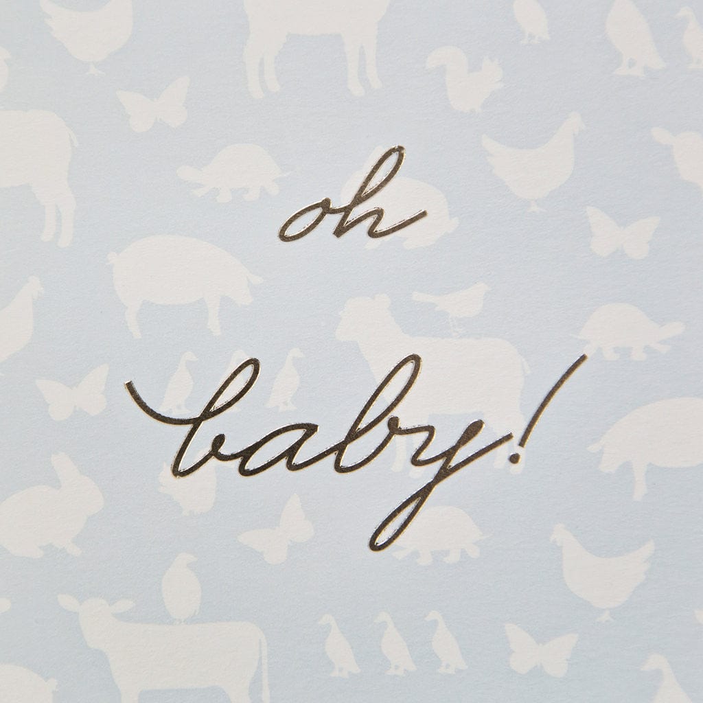 Karen Adams Designs Karen Adams Designs Oh Baby Boy Greeting Card - Little Miss Muffin Children & Home