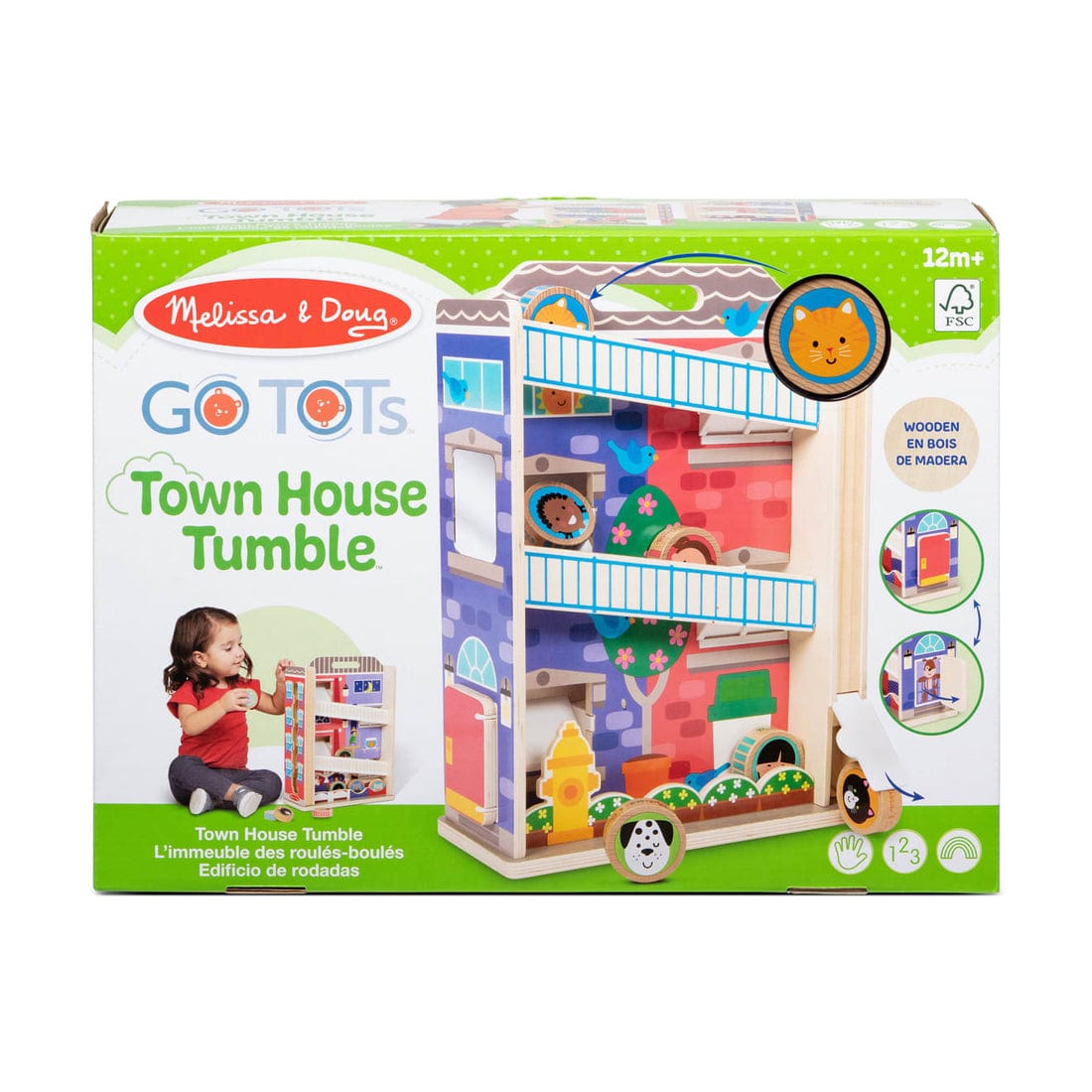 Melissa & Doug Melissa & Doug GO Tots Town House Tumble - Little Miss Muffin Children & Home