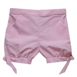 Vive La Fete Vive La Fete Check Girls Short With Bow - Little Miss Muffin Children & Home