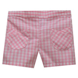 Vive La Fete - Vive La Fete Pink Check Tulip Pocket Shorts - Little Miss Muffin Children & Home