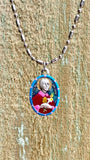 Saints For Sinners Saints For Sinners Saint Gemma Hand Painted Medal - Little Miss Muffin Children & Home